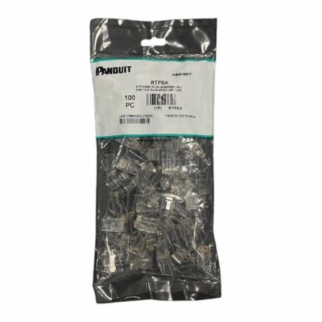 Panduit Sp688c Plug Cat6 / Conector Para Terminación En Campo Rj45 / Utp / 2324 Awg / Categoria 6 / 100 Piezas
