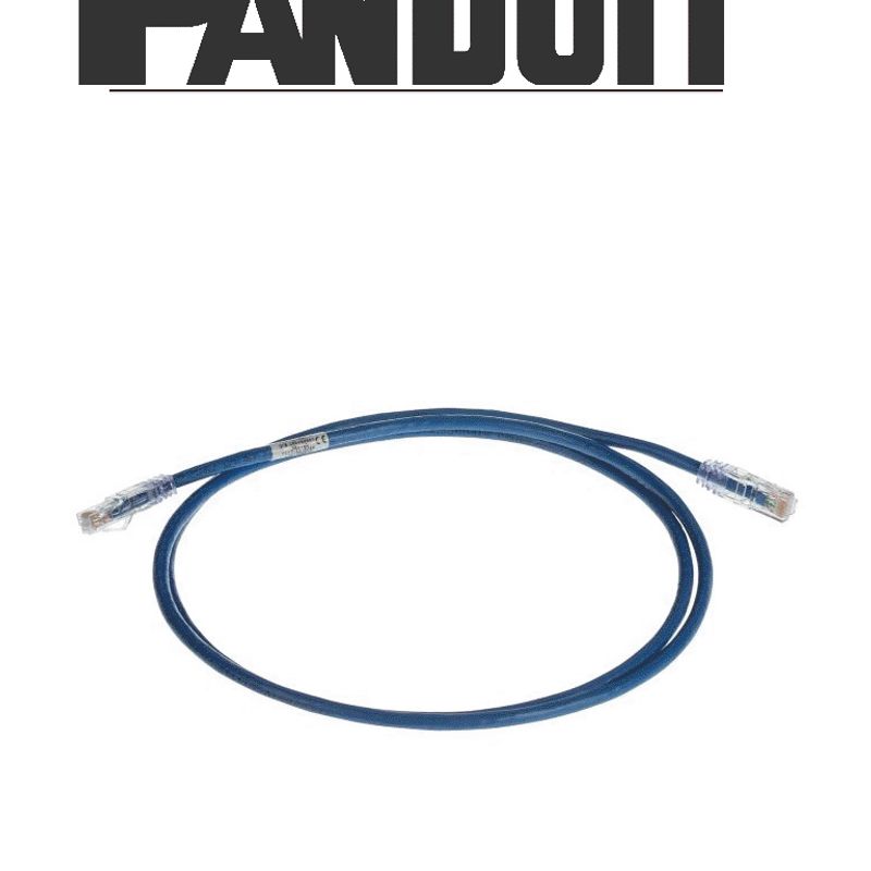 Panduit Utpsp3buy Patch Cord De 100 Cobre Utp / 24 Awg / 3 Pies (0.91 M) / Categoria 6 / Azul