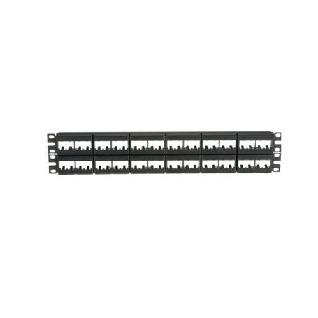 Panduit Cpp48wbly  Panel De Distribución Minicom™ 48 Puertos 2 Ru Negro