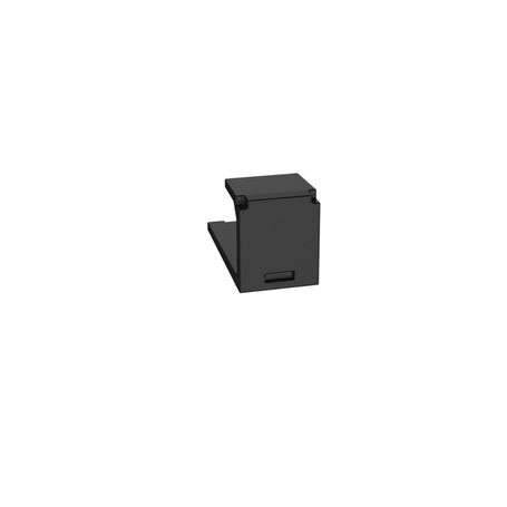 Panduit Cmbblx Módulo Vacio Minicom™/ Inserto Ciego / 1 Puerto / Negro / Paquete Con 10 Piezas 