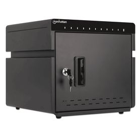 manhattan  715942  gabinete profesional carga 10 puertos usbc  180 w  10 puertos bahias teléfonos y tabletas 180 w en total has
