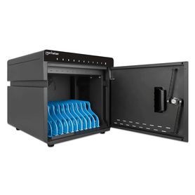 manhattan  715942  gabinete profesional carga 10 puertos usbc  180 w  10 puertos bahias teléfonos y tabletas 180 w en total has