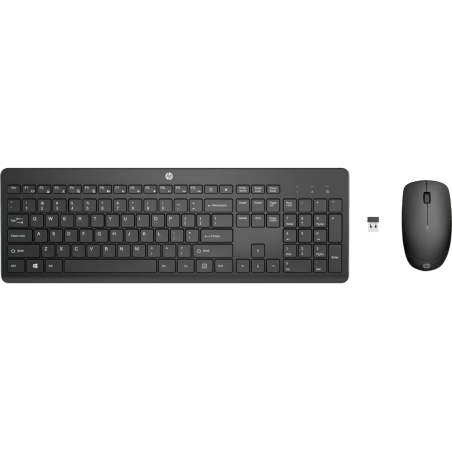 Teclado y Mouse Inalámbrico HP HP 235 1Y4D0AAABM Negro 1600 dpi, Puerto USB-A Garantía 1 año