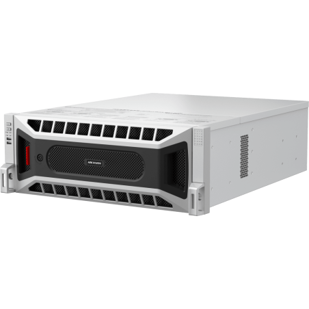 NVR 12 Megapixel (8K) / 256 canales IP / 24 Bahías de Disco Duro / 4 Puertos de Red / Soporta RAID con Hot Swap / NVR