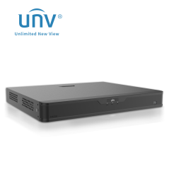 NVR 16-CANALES / 16POE-300M UNV NVR302-16B-P16-IQ / INTELIGENCIA-ARTIFICIAL-INTEGRADA-(IQ) / HASTA12MP / 2HDD-HASTA-10TB