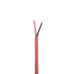 Bobina de 305 Metros de Alambre / 2 x 18 AWG / Riser / Tipo FPLR-CL3R, FT4 / Color Rojo / Para Aplicaciones en Sistemas