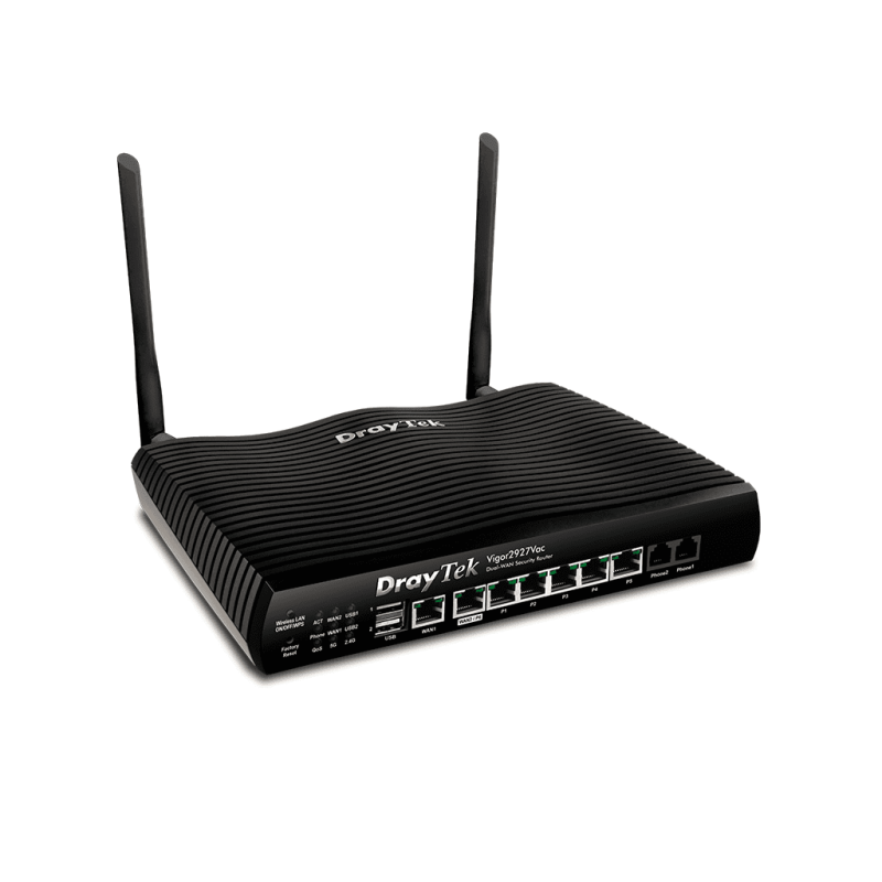 Ruteador Inalambrico Multi WAN/ 1 Puertos WAN GE RJ45/ 1 Puerto intercambiable LAN & WAN/ 5 Puertos LAN GE/ VoIP
