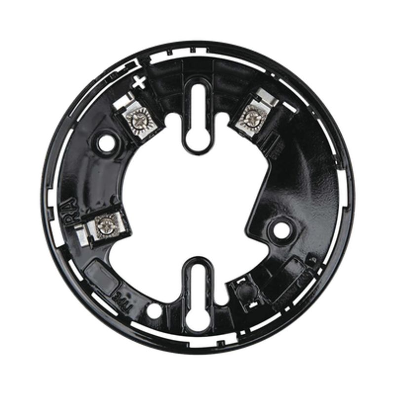 Base De 4 Pulgadas / Para Detectores Notifier Farenhyt Silent Knight Y Firelite / Color Negro