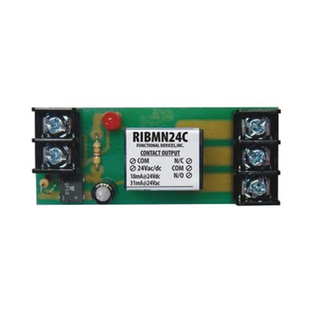 Relevador Spdt Para Montaje En Track De 2.75 Pulgadas  24 Vac/dc De 15 A