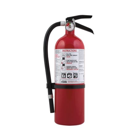 extintor desechable de polvo quimico seco  fuegos clase a b y c  talleres y garaje  paquete con 4 cilindro blanco  55 lb pieza