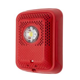 bocina con lámpara estroboscópica montaje en pared color rojo nuevo diseno moderno y elegante y menor consumo de corriente
