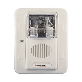 sirena estrobo para intemperie montaje en muro color blanco 050005870