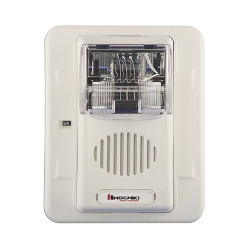 Sirena Estrobo Para Intemperie Montaje En Muro Color Blanco (050005870)