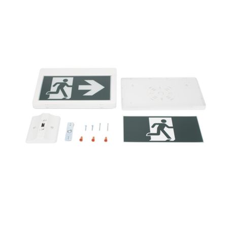 Letrero Led De Senalización De Salida Hombre Corriendo/ Alto Brillo / Uso En Pared Lateral O Techo / Bateria De Respaldo Incluid Letrero Led De Senalización De Salida Hombre Corriendo/ Alto Brillo / Uso En Pared Lateral O Techo / Bateria De Respaldo Incluid