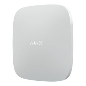 ajax hub2  panel de  alarma  ethernet color blanco  app “ajax pro” ios y android  hasta 100 dispositivos  hasta 25 cámaras  has