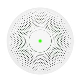 detector de humo interlink  doble tecnologia de sensor de luz  alarma auditiva 85db  bateria de litio 10 anos  autoverificación