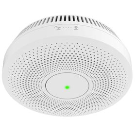 detector de humo interlink  doble tecnologia de sensor de luz  alarma auditiva 85db  bateria de litio 10 anos  autoverificación