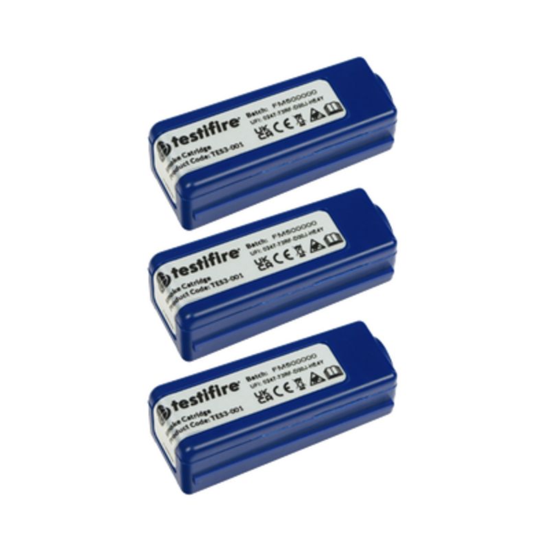 Tres Cartuchos D/humo Sintético P/probador Electrónico Testifire Xtr2