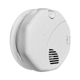 alarma de humo con interconexión inalámbrica  advertencia de voz con ubicación  sensor fotoeléctrico  baterias aa reemplazables