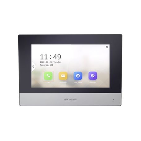 Monitor Ip Wifi Touch Screen 7 Para Videoportero Ip  / Video En Vivo / Poe Estándar / Apertura Remota / Llamada Entre Monitores 