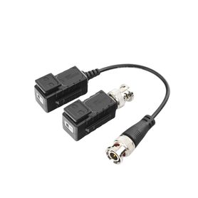 kit de transceptores baluns con terminal push superior resolución 4k  cable flexible coaxial blindado  coaxitron  audio por coa