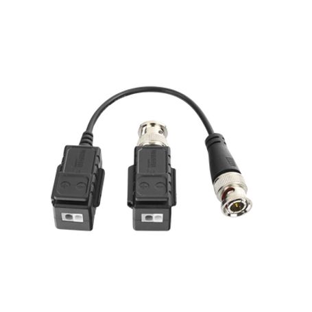 Kit De Transceptores (baluns) Con Terminal Push Superior Resolución 4k  Cable Flexible Coaxial Blindado / Coaxitron / Audio Por 