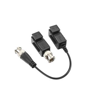 kit de transceptores baluns con terminal push superior resolución 4k  cable flexible coaxial blindado  coaxitron  audio por coa