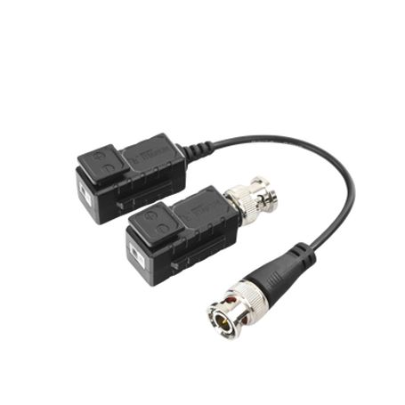 Kit De Transceptores (baluns) Con Terminal Push Superior Resolución 4k  Cable Flexible Coaxial Blindado / Coaxitron / Audio Por 