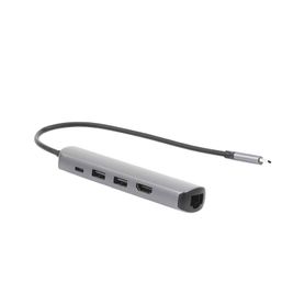 hub usbc docking station 5 en 1  ultra delgado  2 usba 31 a 5 gbps  hdmi 4k60hz  rj45 gigabit ethernet  usbc pd carga rápida 10