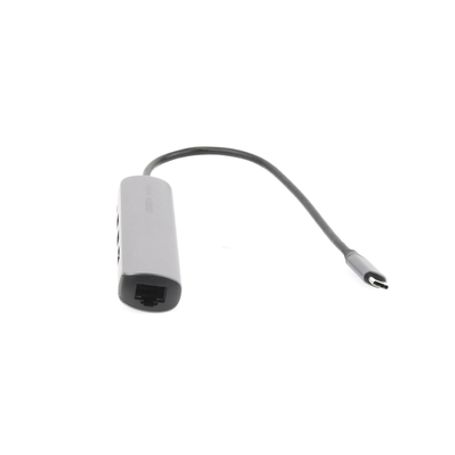 Hub Usbc (docking Station) 5 En 1  Ultra Delgado  2 Usba 3.1 A (5 Gbps)  Hdmi 4k60hz  Rj45 (gigabit Ethernet)  Usbc Pd Carga Ráp