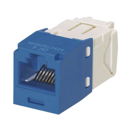 conector jack rj45 estilo tg minicom categoria 6 de 8 posiciones y 8 cables color azul177980