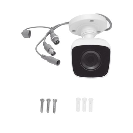 Bala Turbohd 2 Megapixeles (1080p) / Metalica / Gran Angular 103° / Lente 2.8 Mm / Ir Exir Inteligente 20 Mts / Exterior Ip66 / 