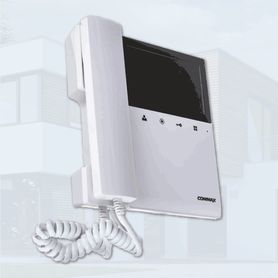 commax cdv43k2drc4ln  kit de videoportero commax a color con monitor de 43 pulgadas y auricular frente de calle comunicación co