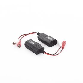 balun extensor de audio analogo estereo rca a rj45   distancia 800 mts  cable cat56  conector 100 cobre  protección tvs calidad