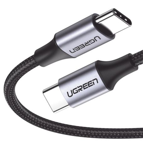 cable usbc a usbc  1 metro  transferencia de datos de 480 mbps  carga rápida de hasta 60w  qc 403020  pd30  fpc  afc  protecció