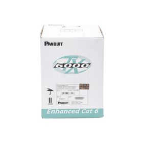 bobina de cable utp 305 m de cobre tx6000™ pannet reelex azul categoria 6 mejorado 23 awg pvc cm de 4 pares177955