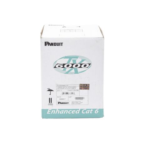 Bobina De Cable Utp 305 M. De Cobre Tx6000™ Pannet Reelex Azul Categoria 6 Mejorado (23 Awg) Pvc (cm) De 4 Pares