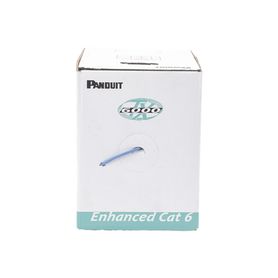 bobina de cable utp 305 m de cobre tx6000™ pannet reelex azul categoria 6 mejorado 23 awg pvc cm de 4 pares177955