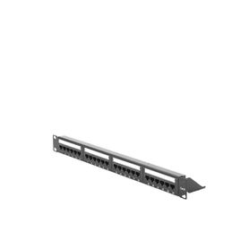 panel de parcheo de impacto 110 utp de 24 puertos cat6 19in con barra para organizar cable65979