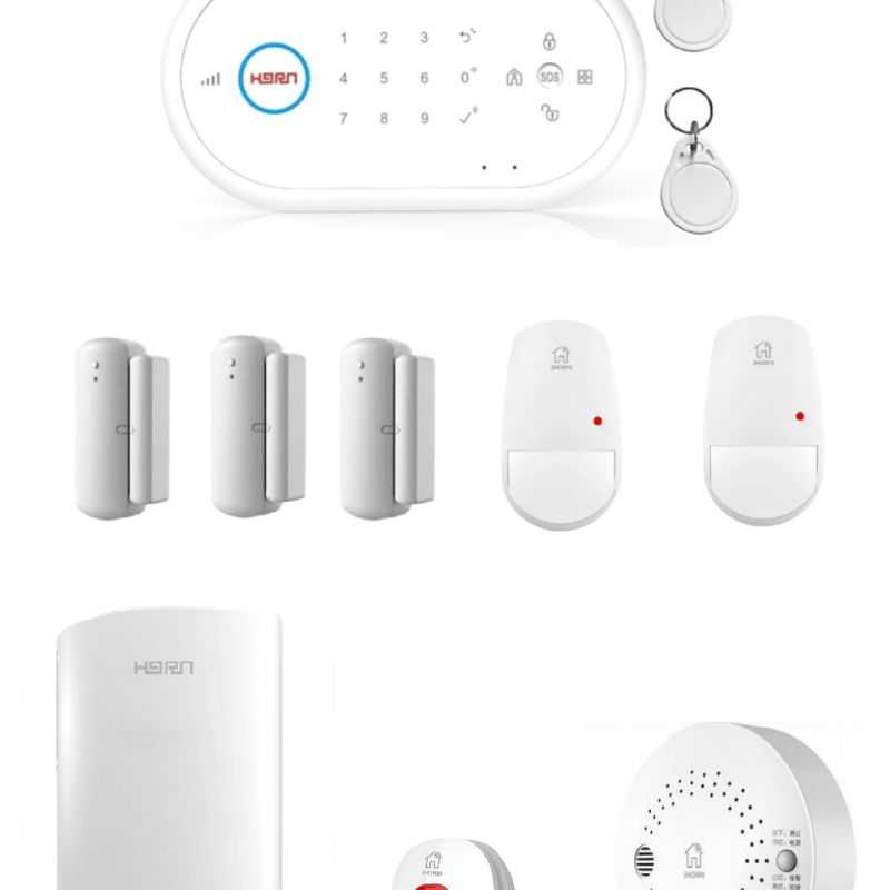 AJAX KIT RESIDENCIAL B- Panel de alarma Hub2Plus conexión Ethernet / WiFi /  LTE, APP “AJAX PRO” iOS y Android , 1 sensor de movimiento, 2 detectores  para puerta o ventana, 1