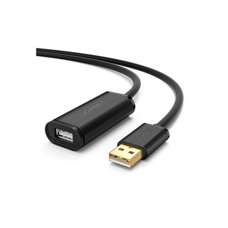 Cable De Extensión Activo Usb 2.0 / 5 Metros / Machohembra / Booster Individual Fe1.1s Incorporado / Velocidad De Hasta 480 Mbps