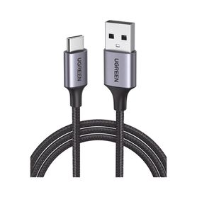 cable usba a usbc  2 metros  transferencia de datos de 480 mbps  carga rápida  qc 403020  fpc  afc  protección integrada  caja 