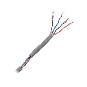 cable cat5e de alto rendimiento con certificaciones etl ul color gris de 100 m  328 ft  para aplicaciones en cctv redes de dato