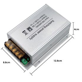 zkteco gabmetf  kit de gabinete metálico para paneles zkteco compatible con paneles de control de acceso  conexión para bateria