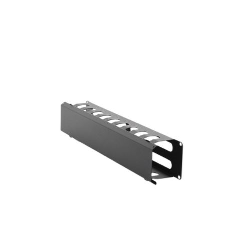 Organizador De Cables Horizontal De 2u Para Rack De 19 Con Cubierta Metálica