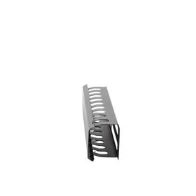 organizador de cables horizontal de 2u para rack de 19 con cubierta metálica65992