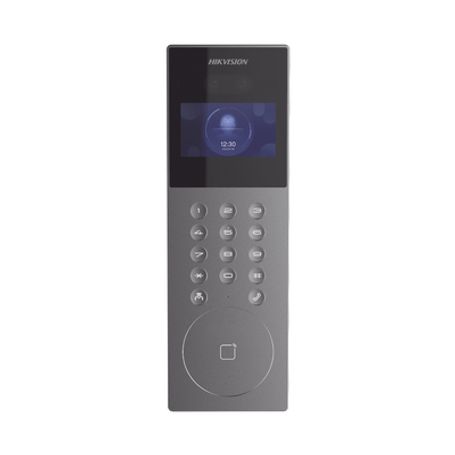 videoportero ip multiapartamento con reconocimiento facial  llamada a app hikconnect requiere monitor  protección ip65  apertur