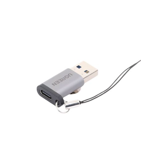 Adaptador Usb 3.0 Macho A Usbc 3.1 Tipo C Hembra Carga Y Sincronización De Datos  Admite Corriente De 3a  Transferencia De Hasta