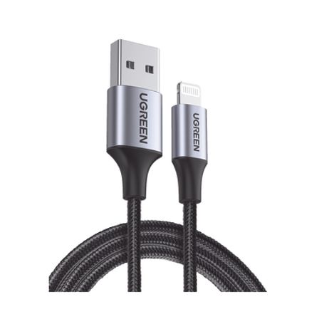 Cable Usba A Lightning  1 Metro  Certificado Mfi  Carga Rápida 5v/2.4 A  480 Mbps  Conector C94  Adecuado Para Iphone Ipad Y Ipo