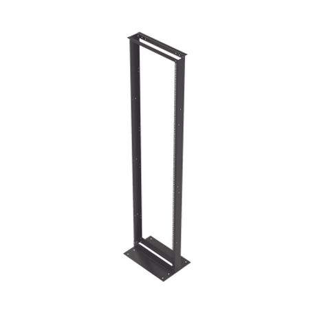 rack de 2 postes estándar 19 45 unidades fabricado en acero base l para anclar a piso71597